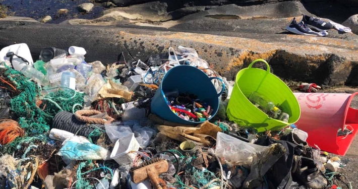 Clean sea plast skräp