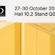 TreCe på Orgatec 2026 Hall 10.2 Monter Q031